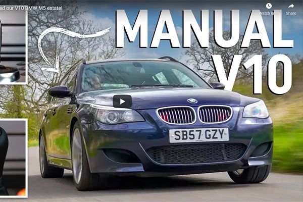 Drivetribe reviews our BMW M5 V10 manual conversion
